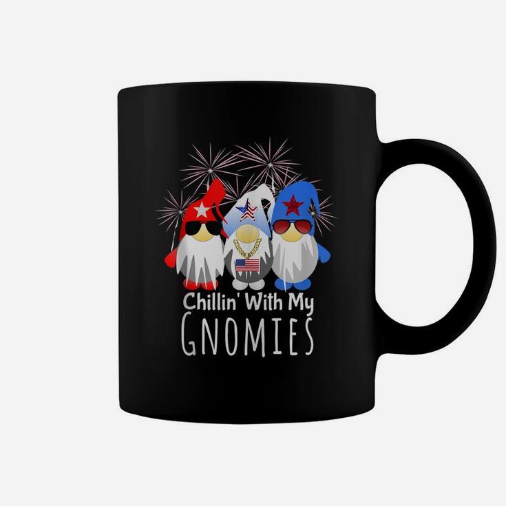 Gnome Shirt Patriotic 4Th Of July Gift My Gnomies Fairy Tale Coffee Mug