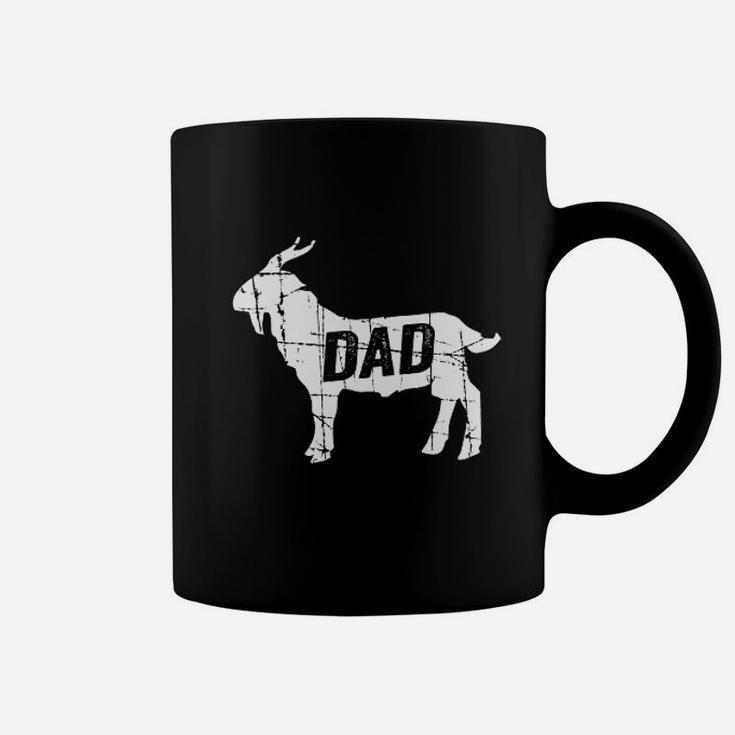 Goat Dad Greatest Of All Time Funny Fathers Day Coffee Mug