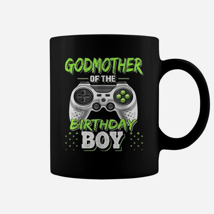Godmother Of The Birthday Boy Matching Video Game Birthday Coffee Mug