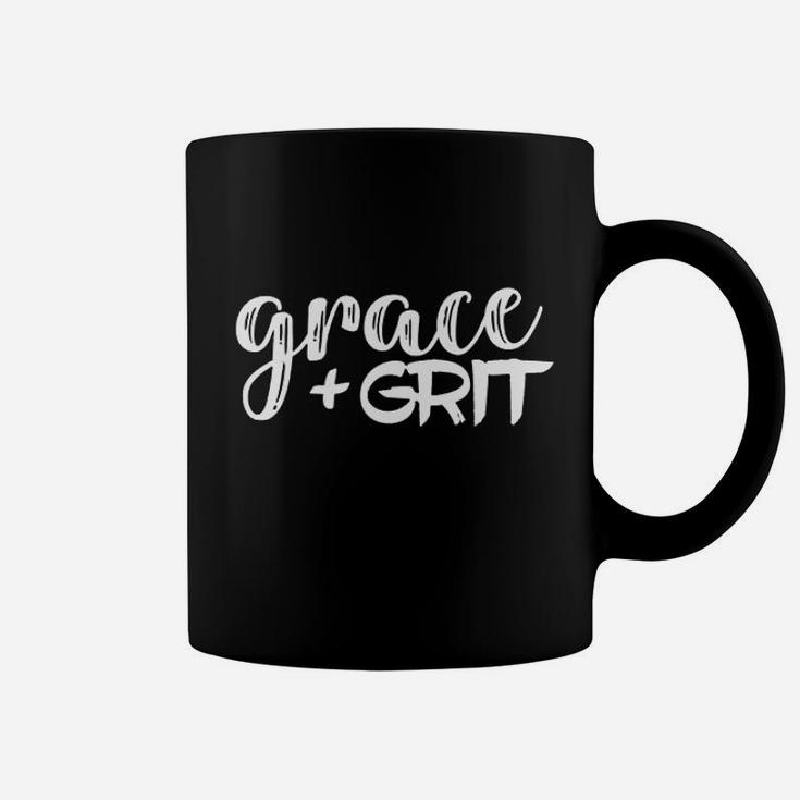 Grace  Grit Motivational Inspirational Mantra Coffee Mug