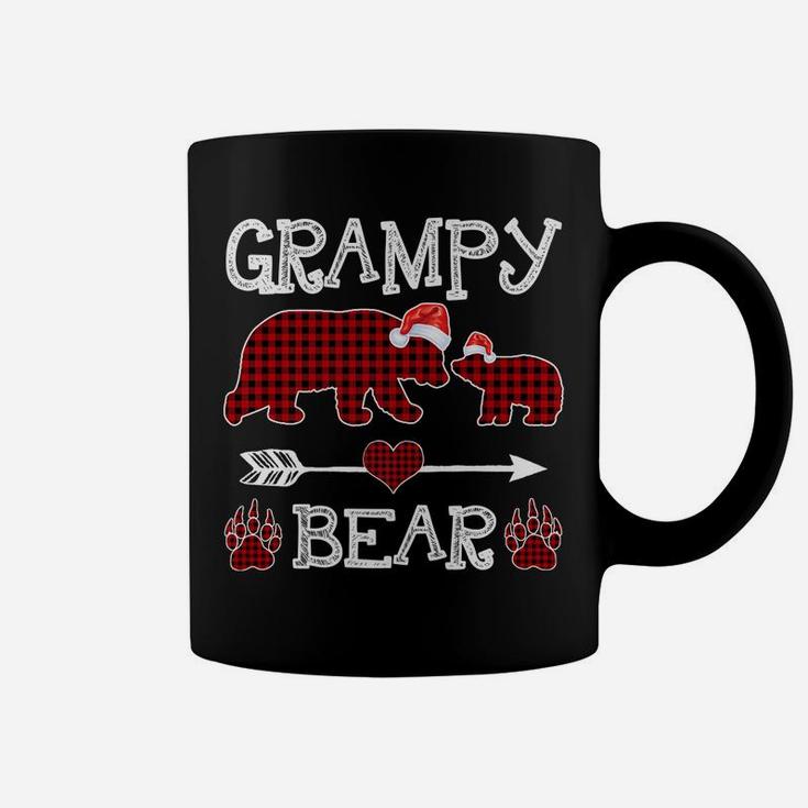 Grampy Bear Christmas Pajama Red Plaid Buffalo Family Coffee Mug
