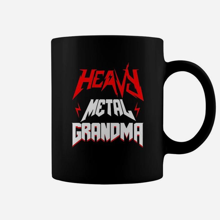 Grandma Heavy Metal Music Fan Death Metal Funny Coffee Mug
