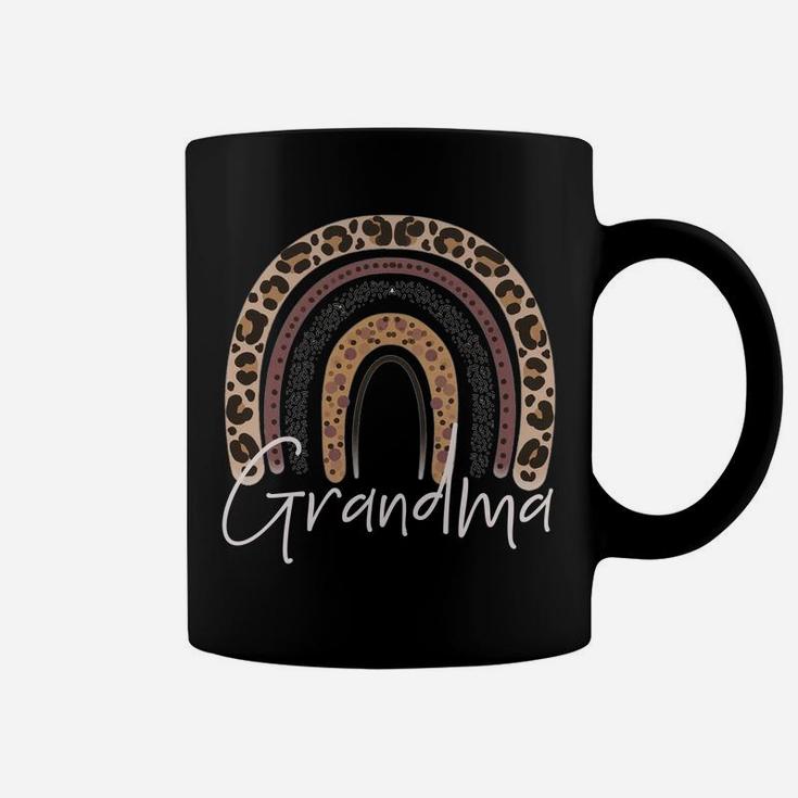 Grandma Rainbow Cheetah Leopard Women Christmas Mother's Day Sweatshirt Coffee Mug