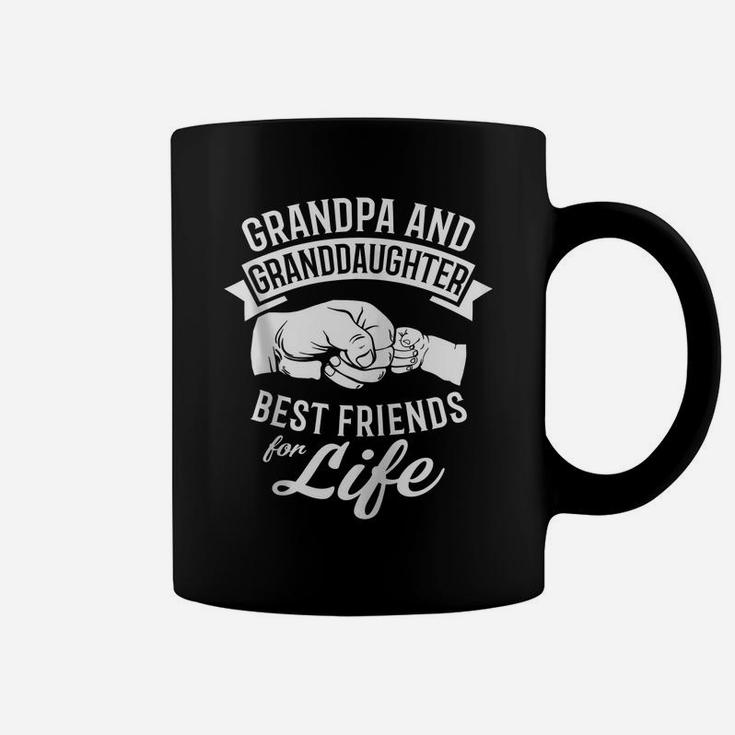 Grandpa And Granddaughter - Best Friends For Life Zip Hoodie Coffee Mug