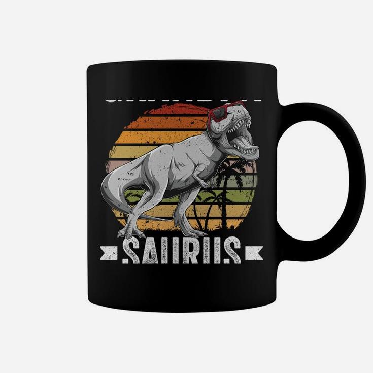 Grandpa Saurus Dinosaur Grandpasaurus Family Matching T Rex Coffee Mug