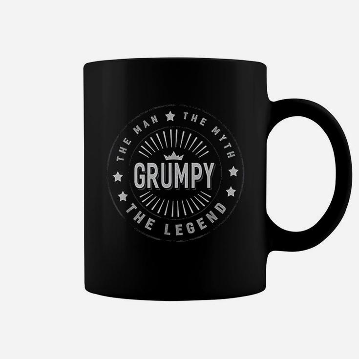 Graphic 365 Grumpy The Legend Grandpa Coffee Mug