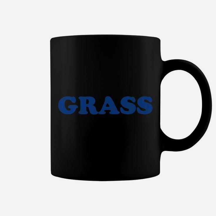 Grass In Blue Funny Retro Bluegrass Graphic Coffee Mug