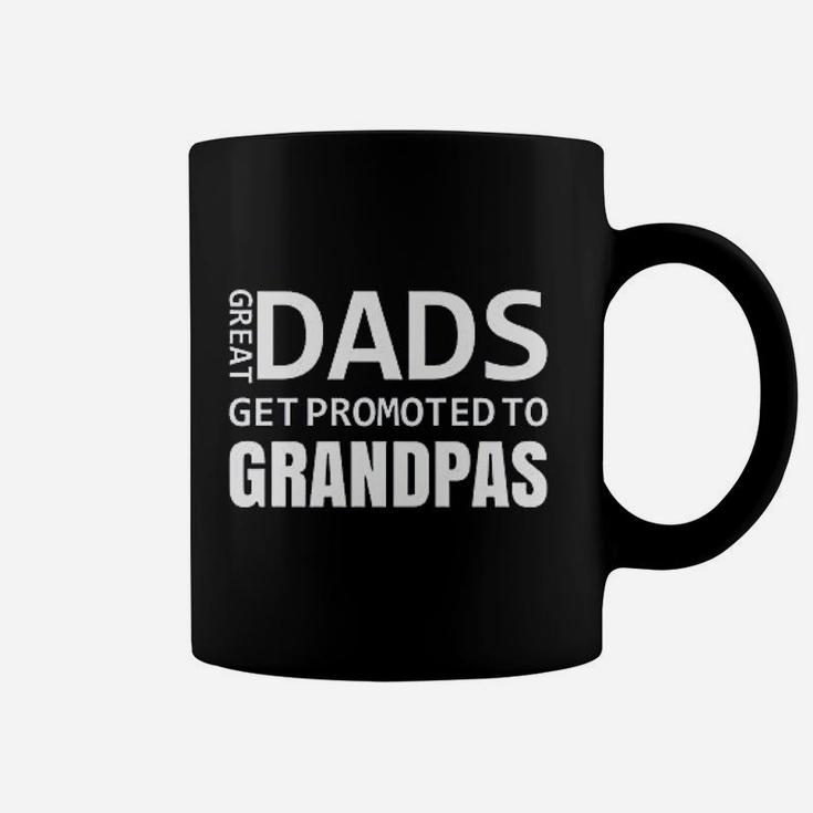 Great Dads Get Promoted To Grandpas Baby Announcement Gift Coffee Mug