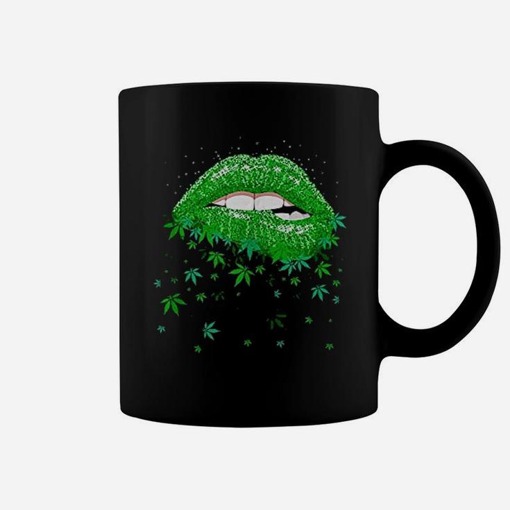 Green Lips Coffee Mug