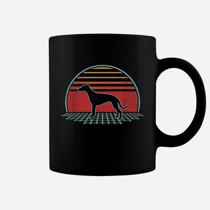 Greyhound Retro Vintage Dog Lover 80S Style Coffee Mug