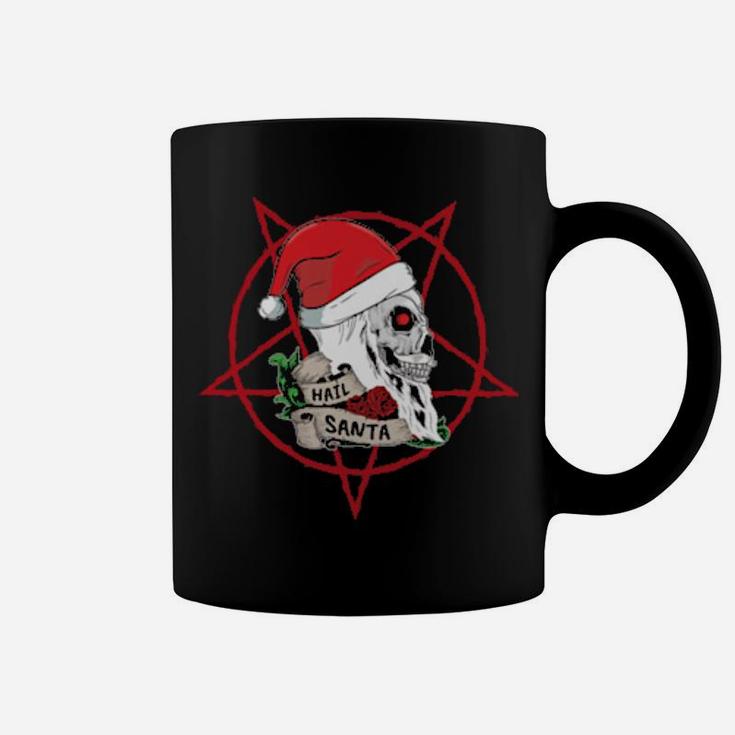 Hail Santa Skull Coffee Mug
