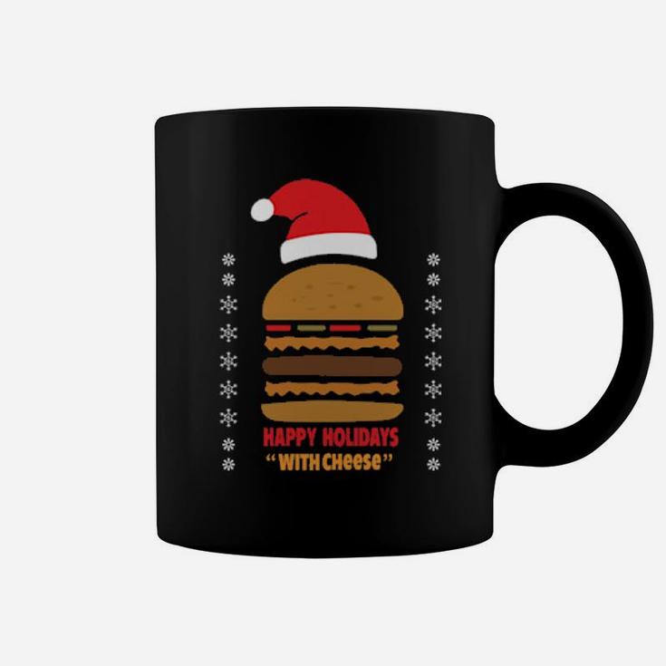 Hamburger Santa Hat Coffee Mug
