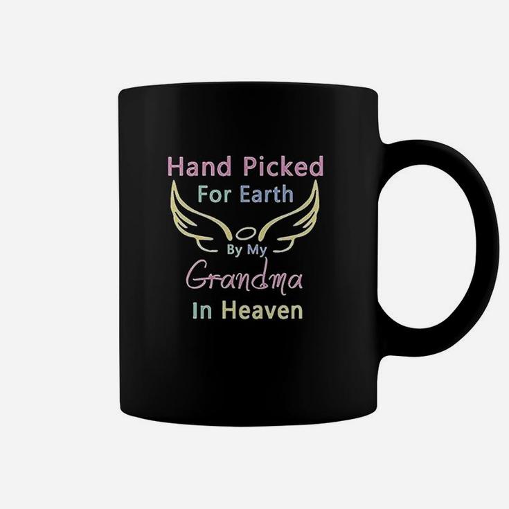 Hand Picked For Earth By My Grandma In Heaven Coffee Mug