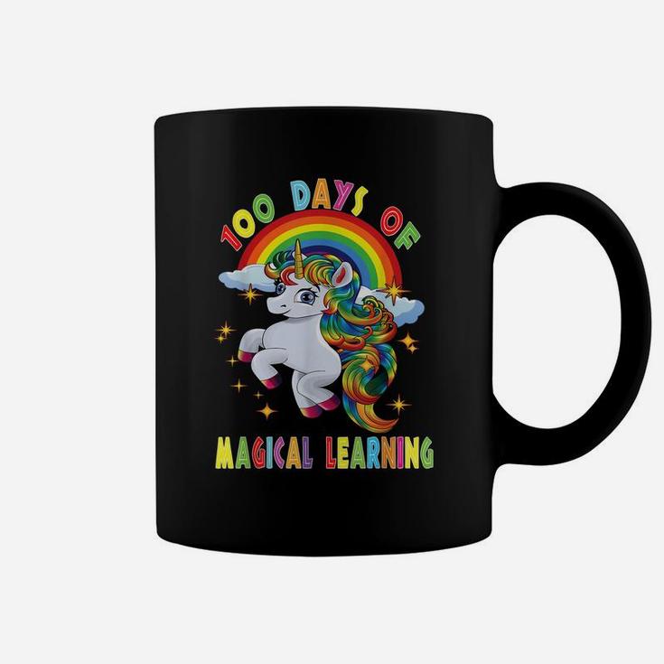 Happy 100 Days Of School Magical Learning Unicorn Teacher Coffee Mug