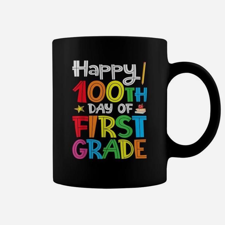 Happy 100Th Day Of First Grade For Boys Girls Students Coffee Mug
