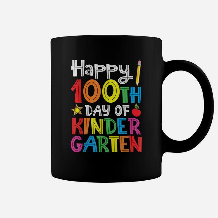 Happy 100th Day Of Kindergarten Teacher Or Student Coffee Mug