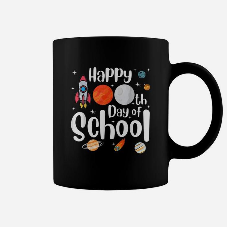 Happy 100th Day Of School Space Funny Teacher Student Kids Coffee Mug