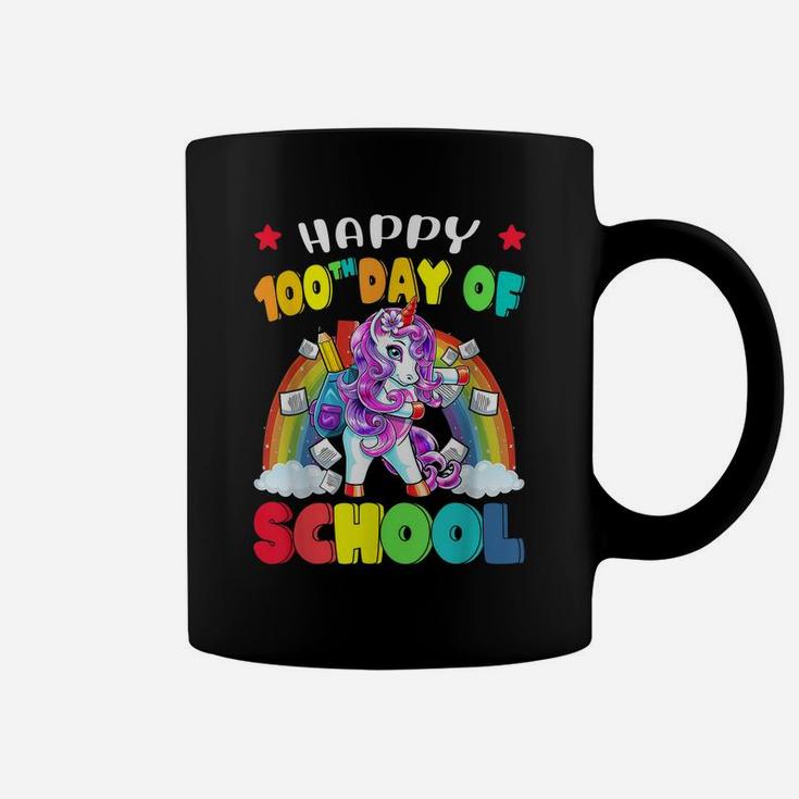 Happy 100Th Day Of School Unicorn Teacher & Student Gift Coffee Mug