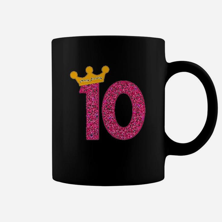 Happy Birthday Girls 10Th Party 10 Years Old Bday Coffee Mug