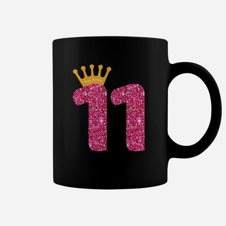 Happy Birthday  Girls 11Th Party 11 Years Old Bday Coffee Mug