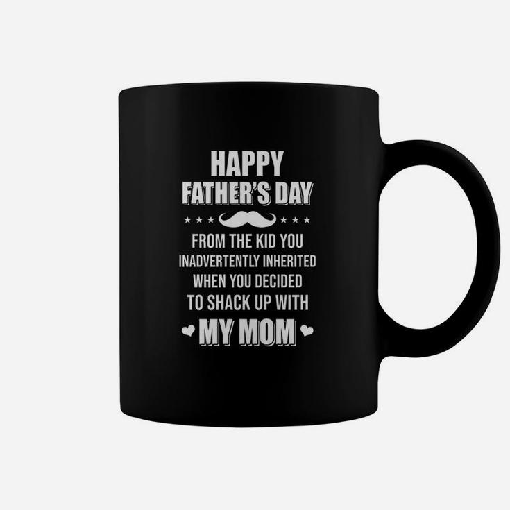 Happy Fathers Day From The Kid Bonus Step Dad Gift Coffee Mug