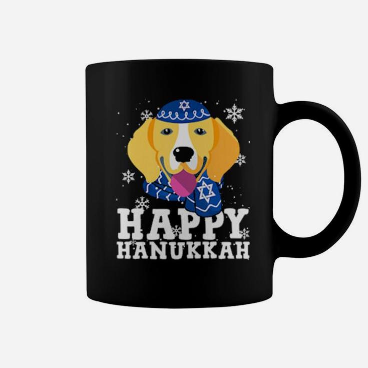 Happy Hanukkah Beagle Dog Funny Ugly Xmas Coffee Mug