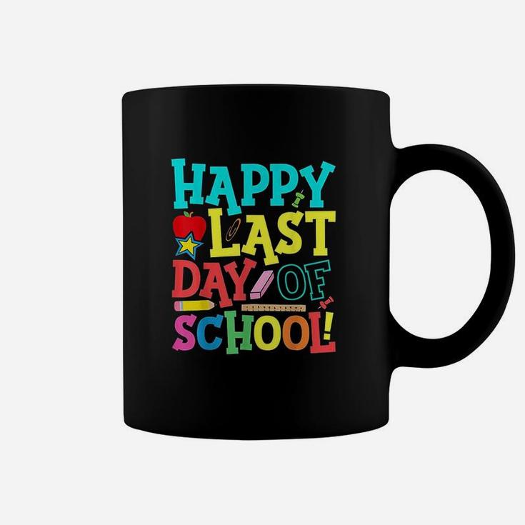Happy Last Day Of School Teacher Boys Girls Kids Coffee Mug