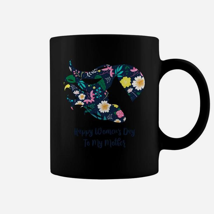 Happy Womens Day To My Mother Floral Gift Idea Coffee Mug
