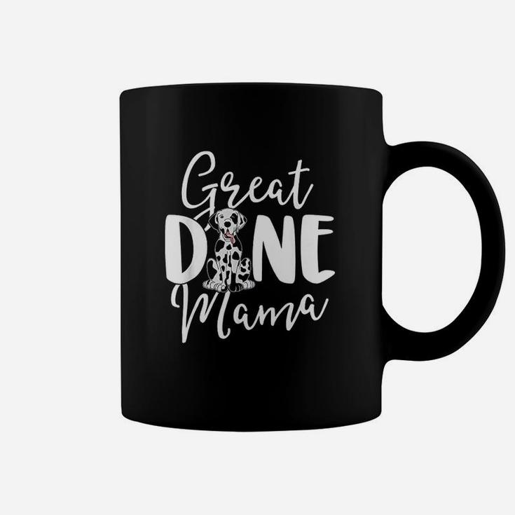 Harlequin Great Dane Mama Dog Owner Women Mom Gift Coffee Mug