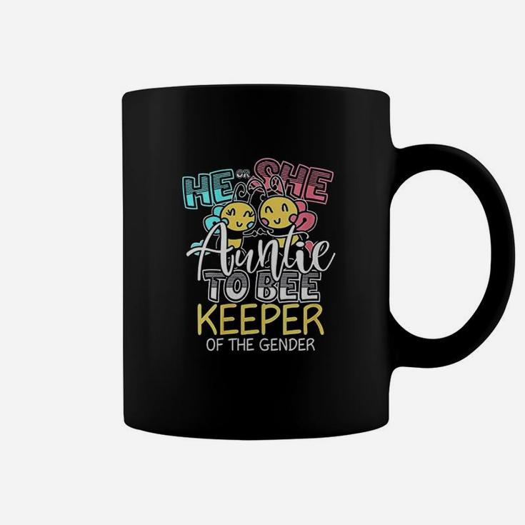He Or She Auntie To Bee Keeper Of The Gender Coffee Mug