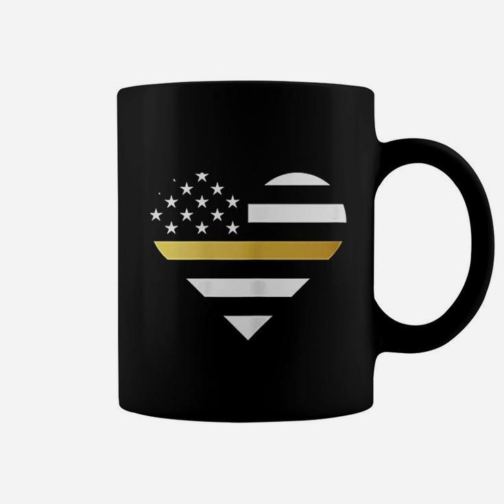 Heart American Flag Coffee Mug