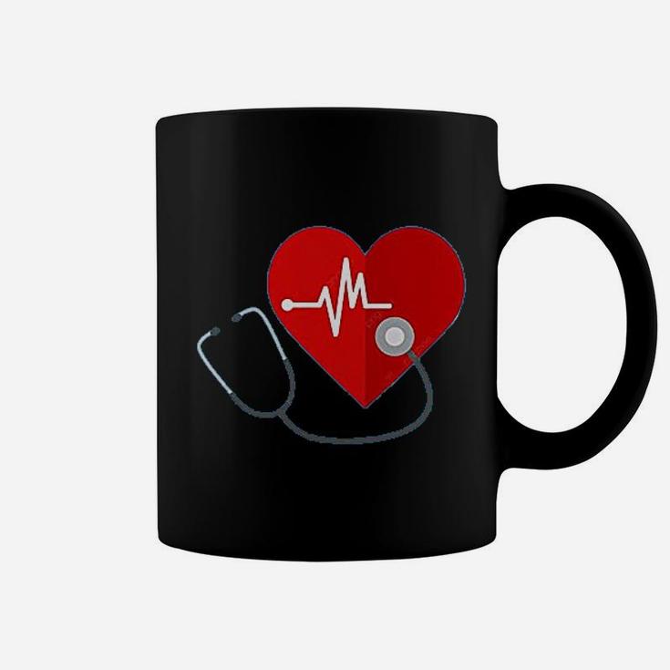Heartbeat Nurses Coffee Mug