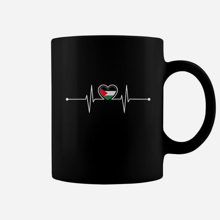Heartbeat  Pride  Flag Coffee Mug