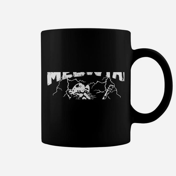 Heavy Meowtal - Cat Lover Gifts - Heavy Metal Music Gift Sweatshirt Coffee Mug