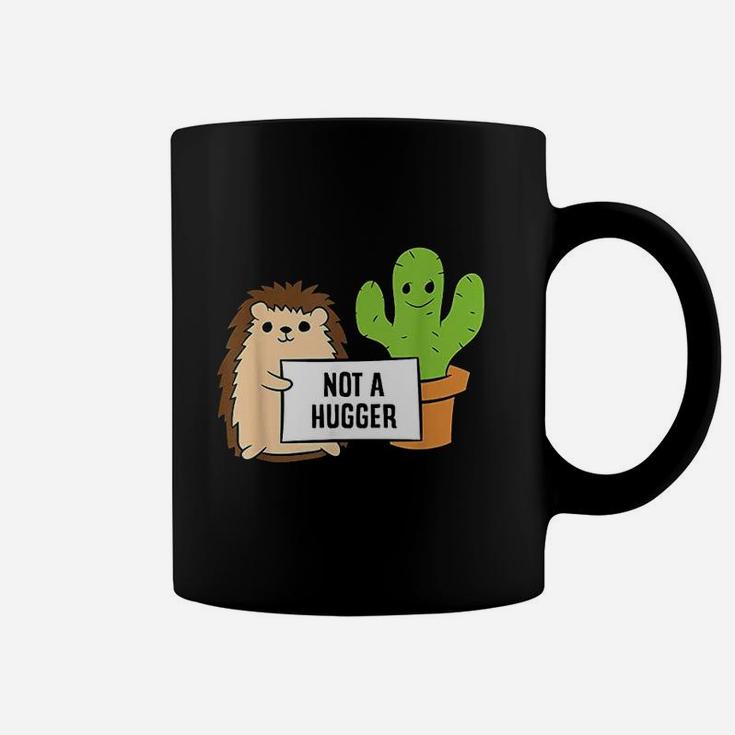 Hedgehog Not A Hugger Cactus Hedgehog Coffee Mug