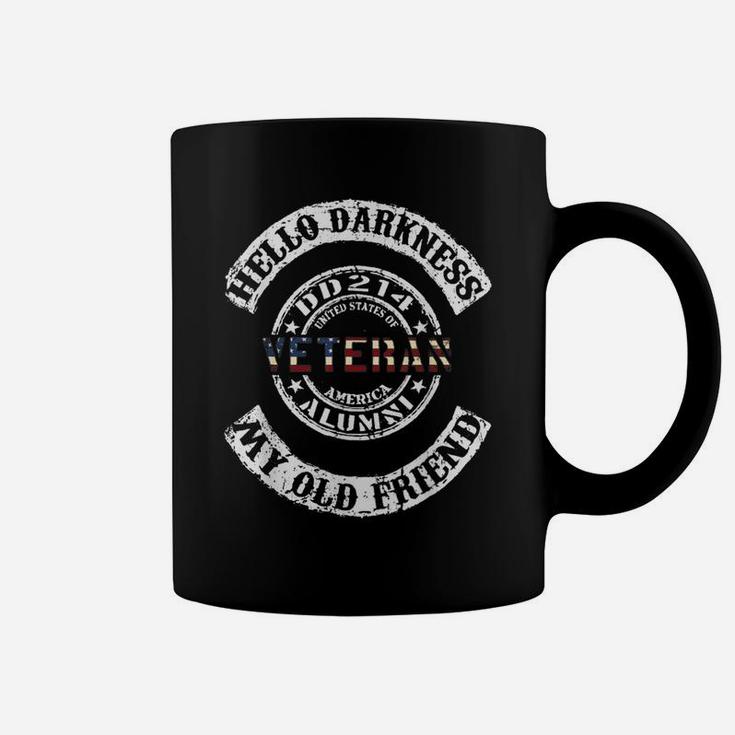 Hello Darkness Dd214 United States Of Veteran -Us Veterans Coffee Mug