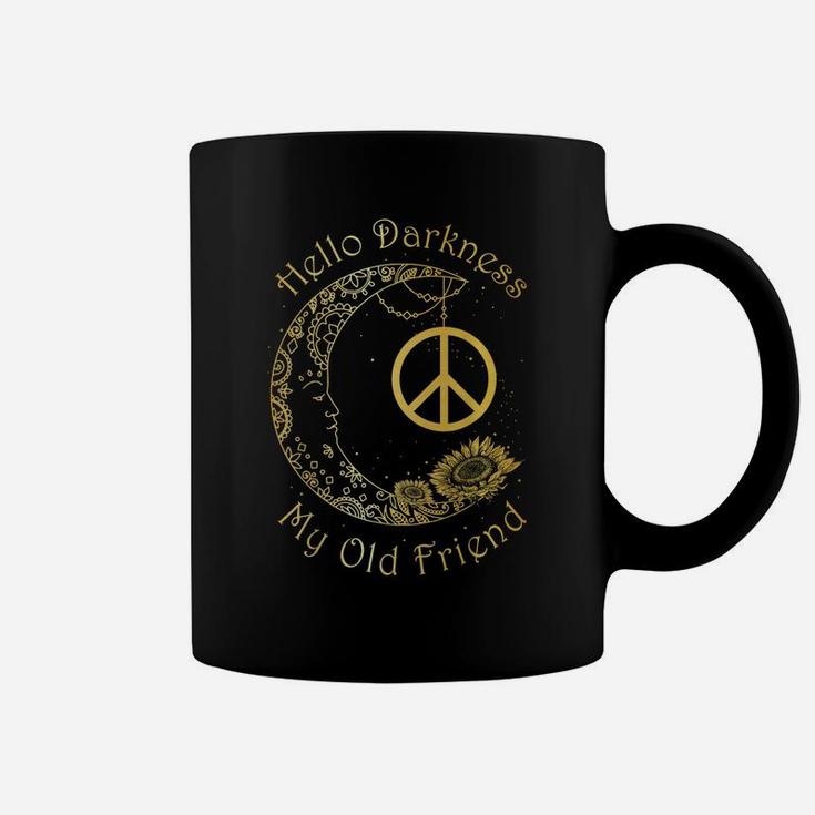 Hello Darkness My Old Friend Hippie Coffee Mug