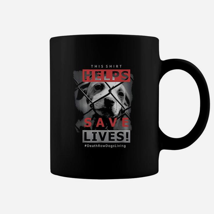 Helps Save Lives Rescue Animals Dog Coffee Mug