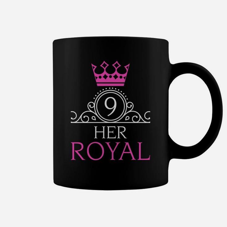Her Royal Nineness 9Th Birthday For Nine Year Old Girl Coffee Mug