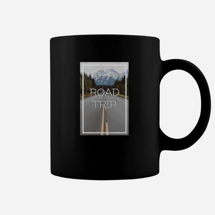 Herren Road Trip Tassen mit Berglandschaft, Abenteuer Tee