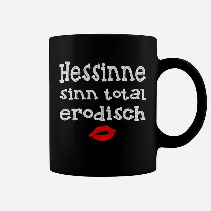 Hessen Pride Tassen Schwarz - Hessinnen Sinn Erotisch & Lippenabdruck