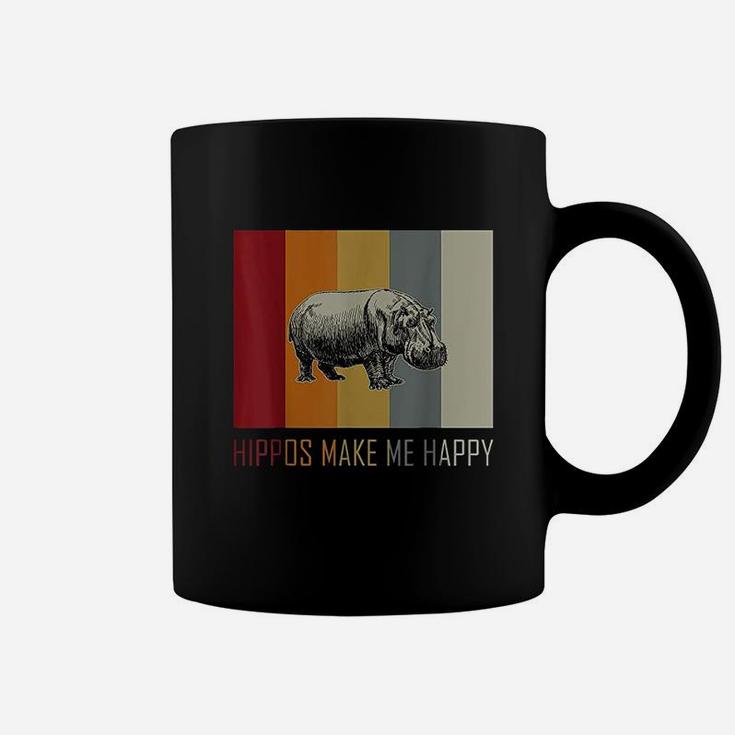 Hippo In Retro And Vintage Coffee Mug