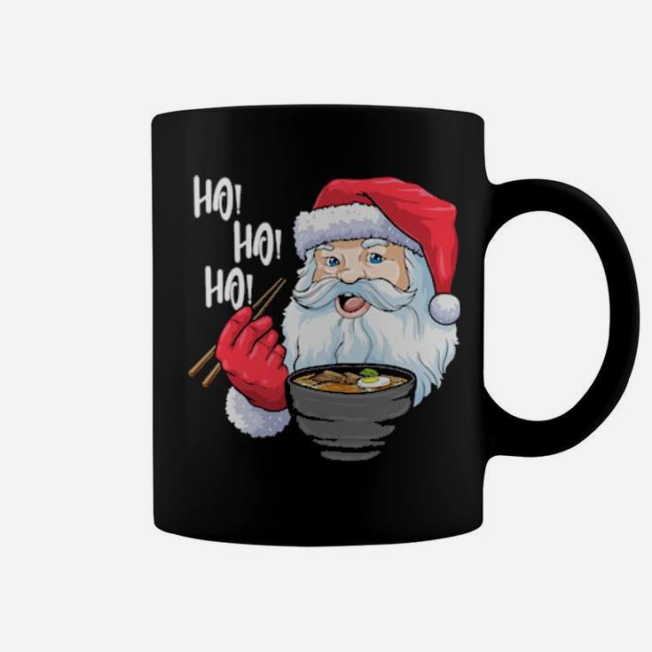 Ho Ho Ho Santa Claus Eating Ramen Coffee Mug