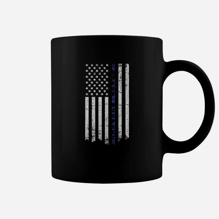 Honor  Respect Thin Blue Line Flag Coffee Mug