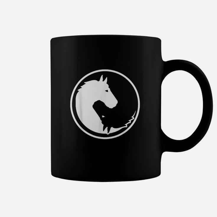 Horse Yin And Yang Coffee Mug