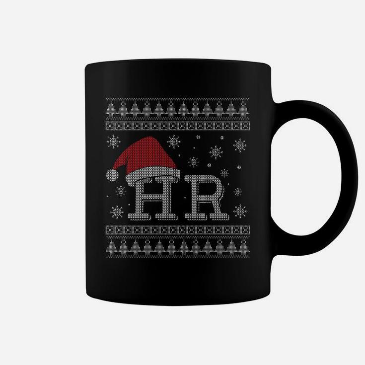 Hr Holiday Clothes Funny Human Resources Ugly Christmas Gift Coffee Mug
