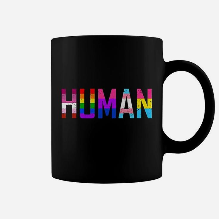 Human Flag Lgbt Gay Pride Month Pullover Coffee Mug