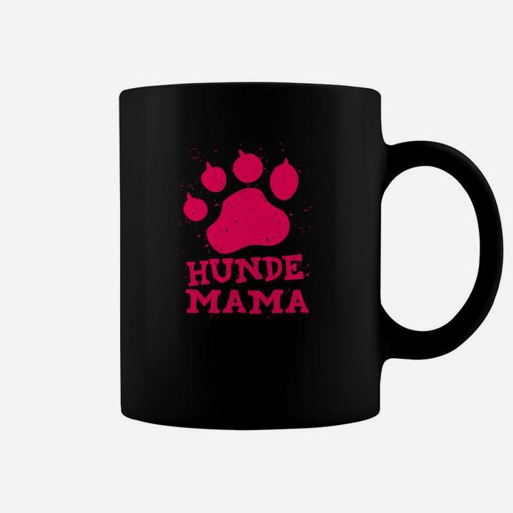 Hunde Mama Damen Tassen mit Pfotenabdruck Design, Tierfreund Mode