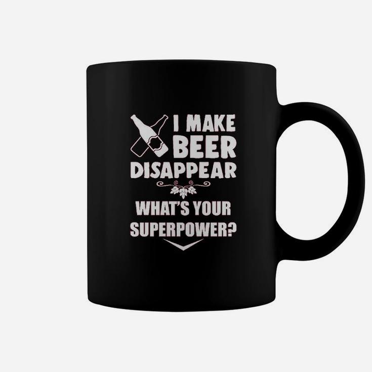 Hunt I Make Beer Disappear Muscle Funny Drinking Superpower Booze Coffee Mug
