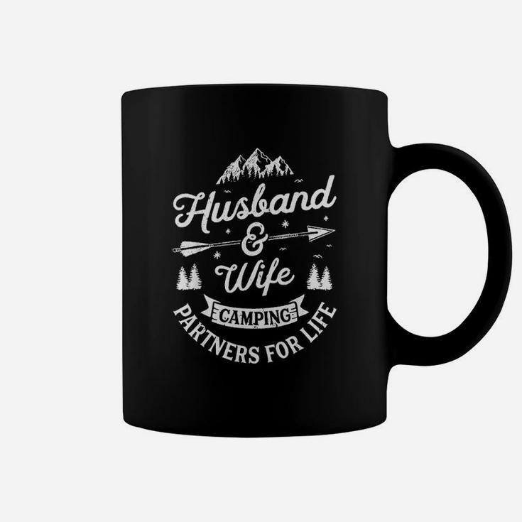 Husband And Wife Camping Partners For Life Coffee Mug